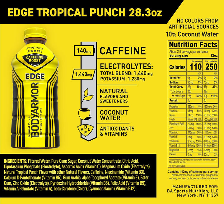 BODYARMOR EDGE Sports Drink Tropical Punch - Leo Smart Traders