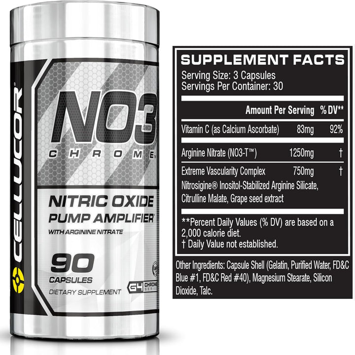 Cellucor NO3 Chrome Nitric Oxide Supplement - Leo Smart Traders