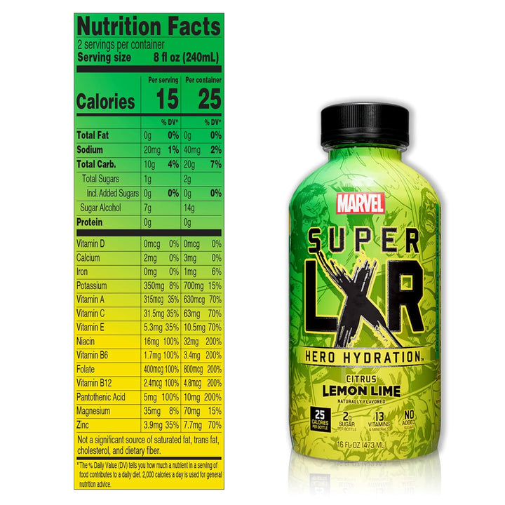 AriZona x Marvel Super LXR Hero Hydration Citrus Lemon Lime - Leo Smart Traders