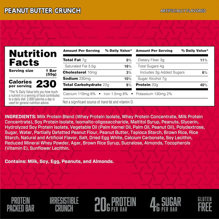 BSN Protein Crisp Bar Peanut Butter Crunch - Leo Smart Traders