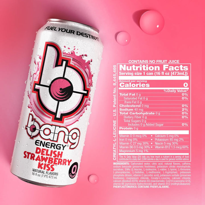 Bang Energy Drink Delish Strawberry Kiss - Leo Smart Traders