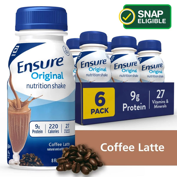 Ensure Original Nutrition Shake - Coffee Latte | 6-24 Pack