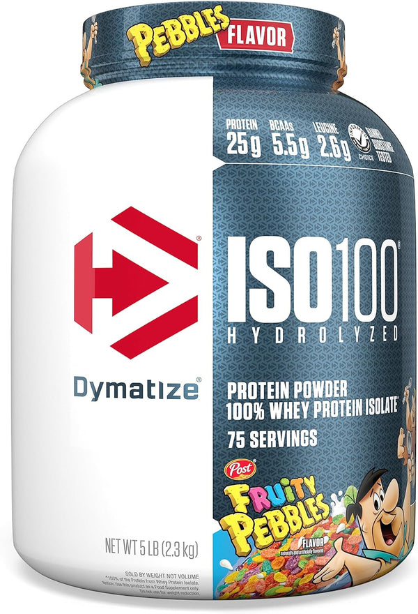 Dymatize ISO100 Hydrolyzed Protein Powder - Fruity Pebbles