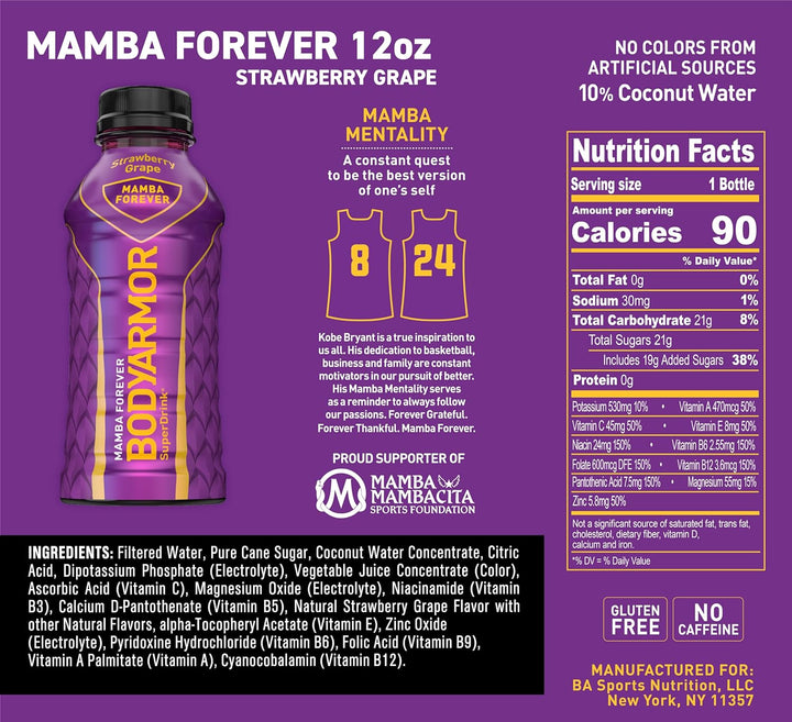 BODYARMOR Sports Drink Mamba Forever - Leo Smart Traders