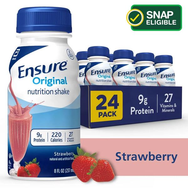 Ensure Original Nutrition Shake - Strawberry | 6-24 Pack