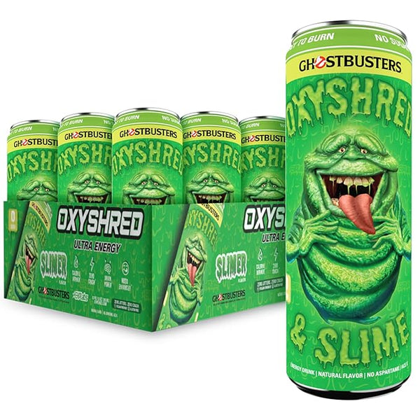 EHPlabs Ghostbusters OxyShred Energy Drink -Slime Lime | 12 Pack