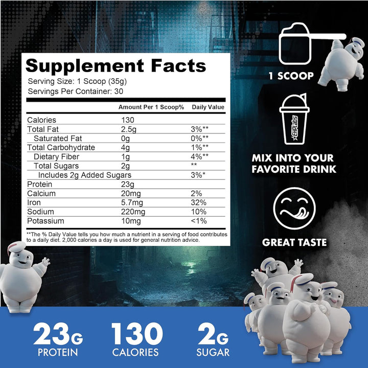 BLESSED x Ghostbusters Protein Supplement Mini Marshmallow Pufts - Leo Smart Traders