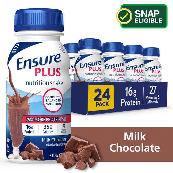 Ensure Plus Nutrition Shake - Milk Chocalate | 6-24 Pack