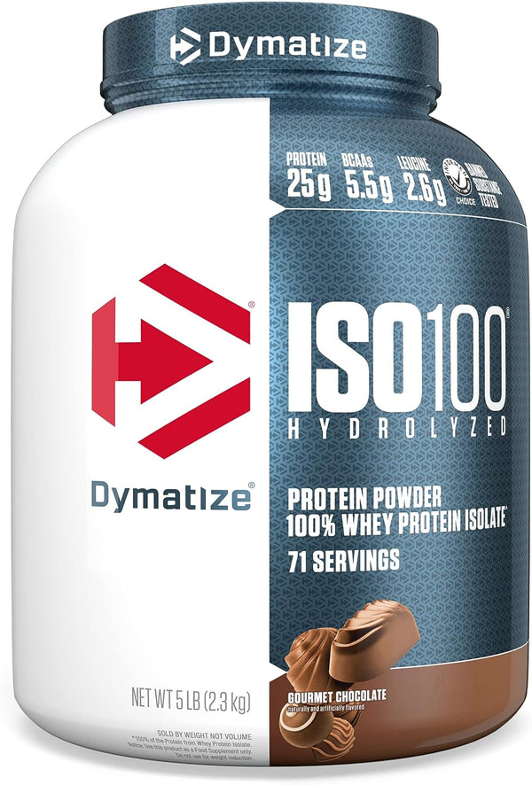 Dymatize ISO100 Hydrolyzed Protein Powder - Gourmet Chocolate