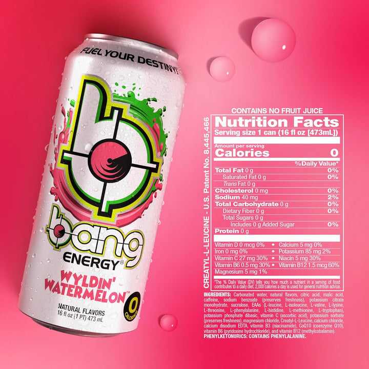 Bang Energy Drink Wyldin’ Watermelon - Leo Smart Traders