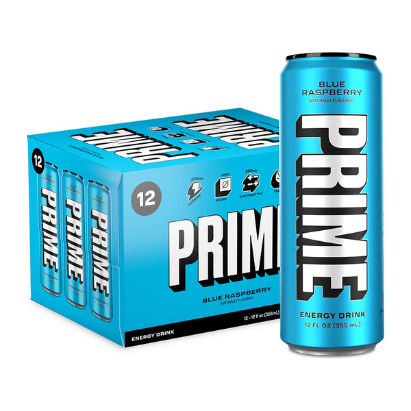 Prime Energy Blue Raspberry 12oz (12-24 Pack)