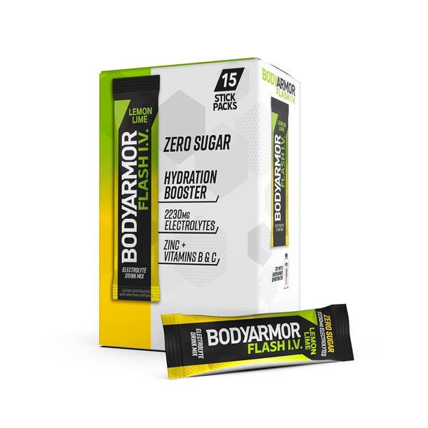 BODYARMOR Flash IV Electrolyte Packets Lemon Lime - Leo Smart Traders