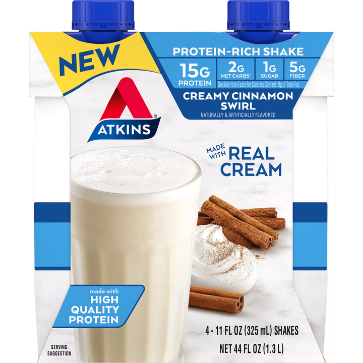 Atkins Protein Shake Creamy Cinnamon Swirl - Leo Smart Traders