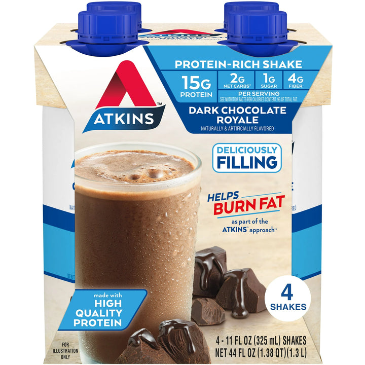 Atkins Protein Shake Dark Chocolate Royale - Leo Smart Traders