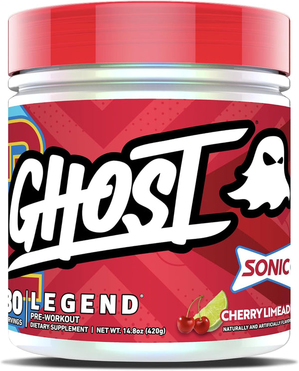 GHOST Legend V2 Pre-Workout Energy, Sonic Cherry Limeade 25-30 Servings