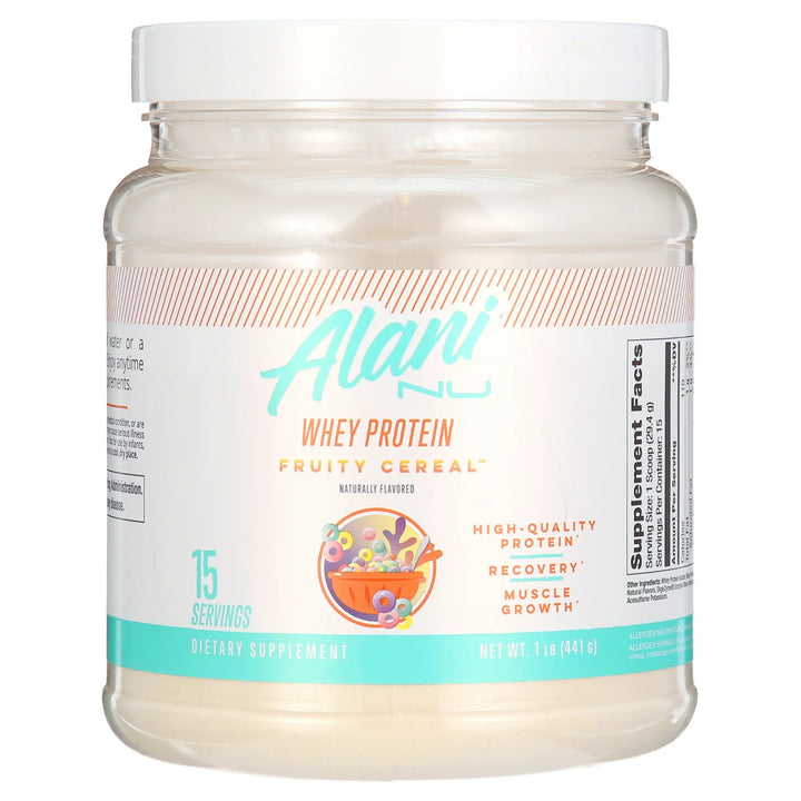 Alani Nu Whey Protein Supplement Fruity Cereal - Leo Smart Traders