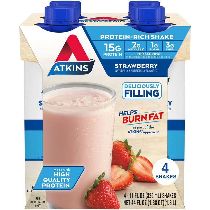 Atkins Protein Shake Strawberry - Leo Smart Traders