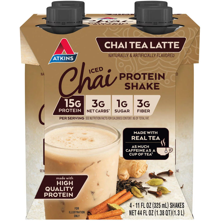 Atkins Chai Tea Iced Latte Protein Shake - Leo Smart Traders