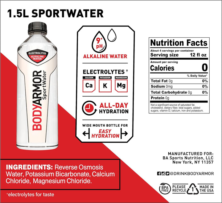 BODYARMOR Sports Water Alkaline pH9+ - Leo Smart Traders