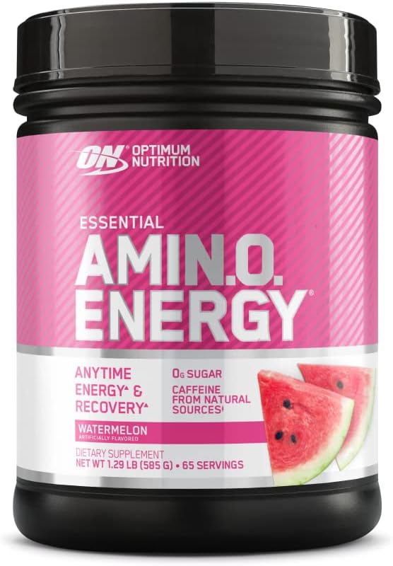 Optimum Nutrition Amino Energy Pre Workout with Green Tea, Watermelon, 30-65 Servings