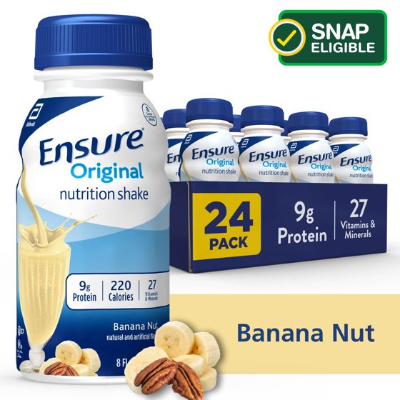 Ensure Original Nutrition Shake - Banana Nut | 6-24 Pack