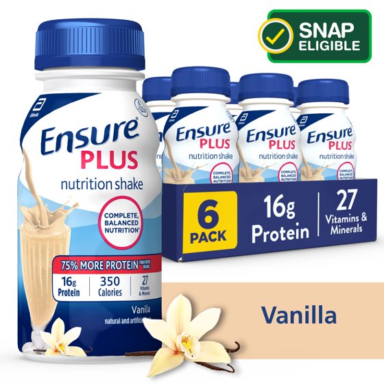 Ensure Plus Nutrition Shake - Vanilla | 6-24 Pack